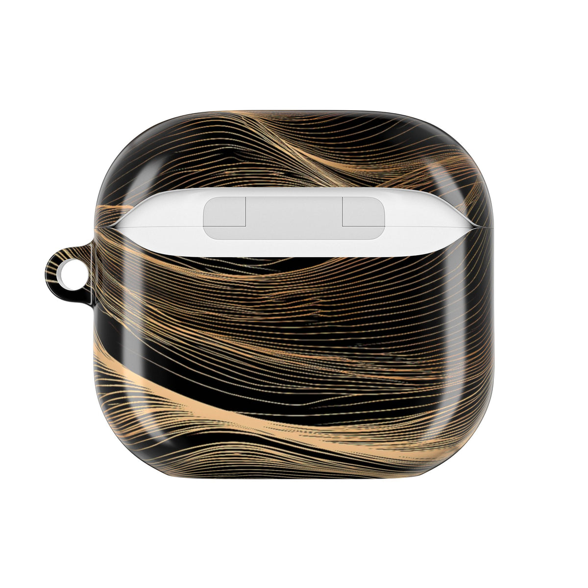 Gilded Ridge · Hard Case for AirPods & AirPods Pro · Black