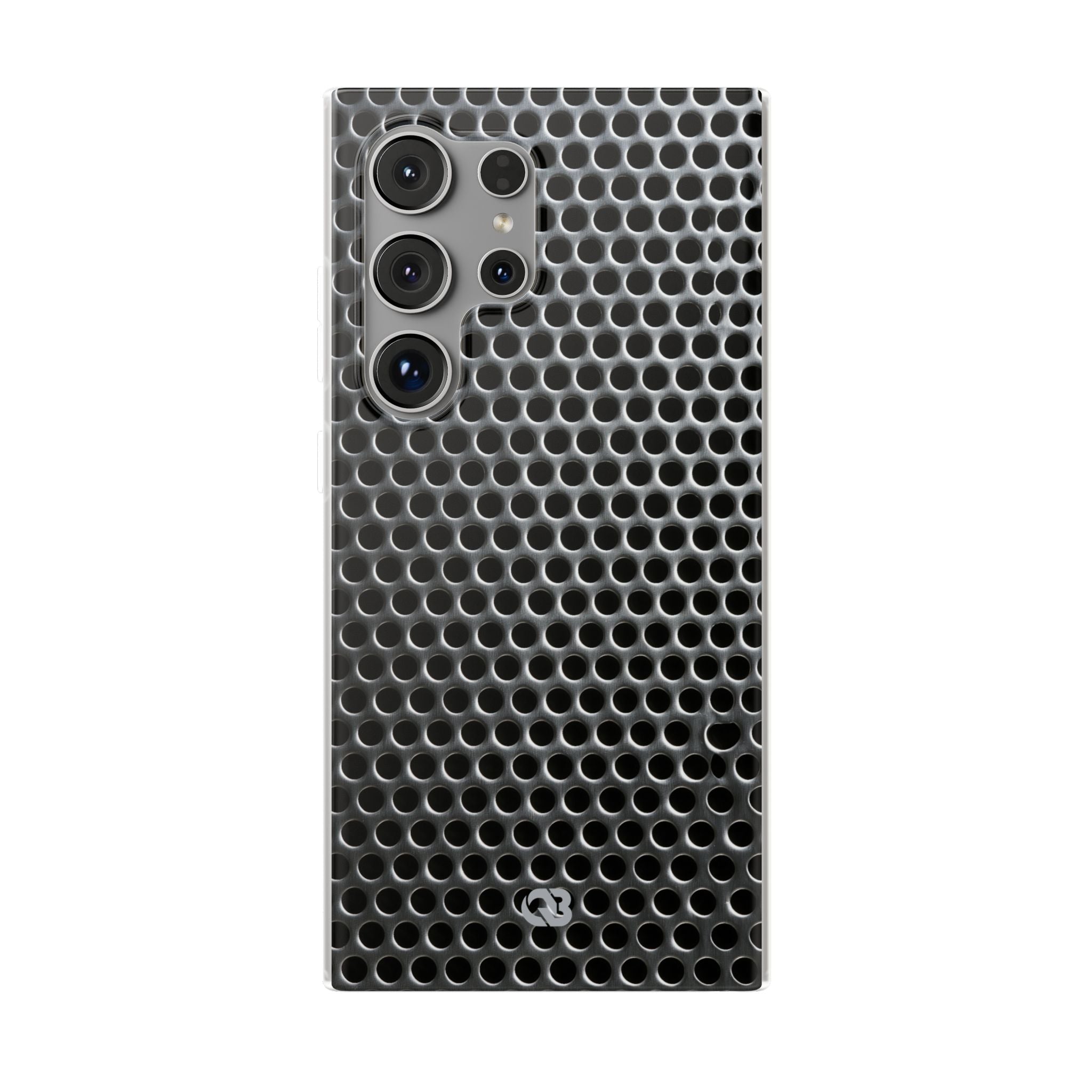 Silver Lite Phone Case for Samsung - Brutalist Steel Mesh