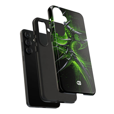 Cyber Sigil Grid · Tough Phone Case for Samsung · Green