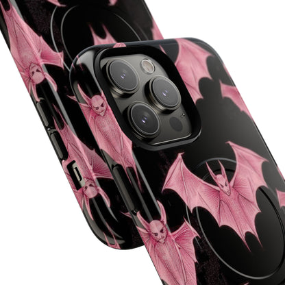 Pink Batwave iPhone 14 Pro Max Case - Tough+
