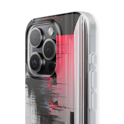 Black Lite Phone Case for iPhone - Crimson Data Leak