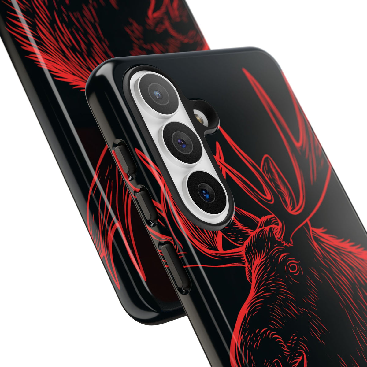 Nordic Elk · Tough Phone Case for Samsung · Black