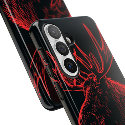 Nordic Elk · Tough Phone Case for Samsung · Black