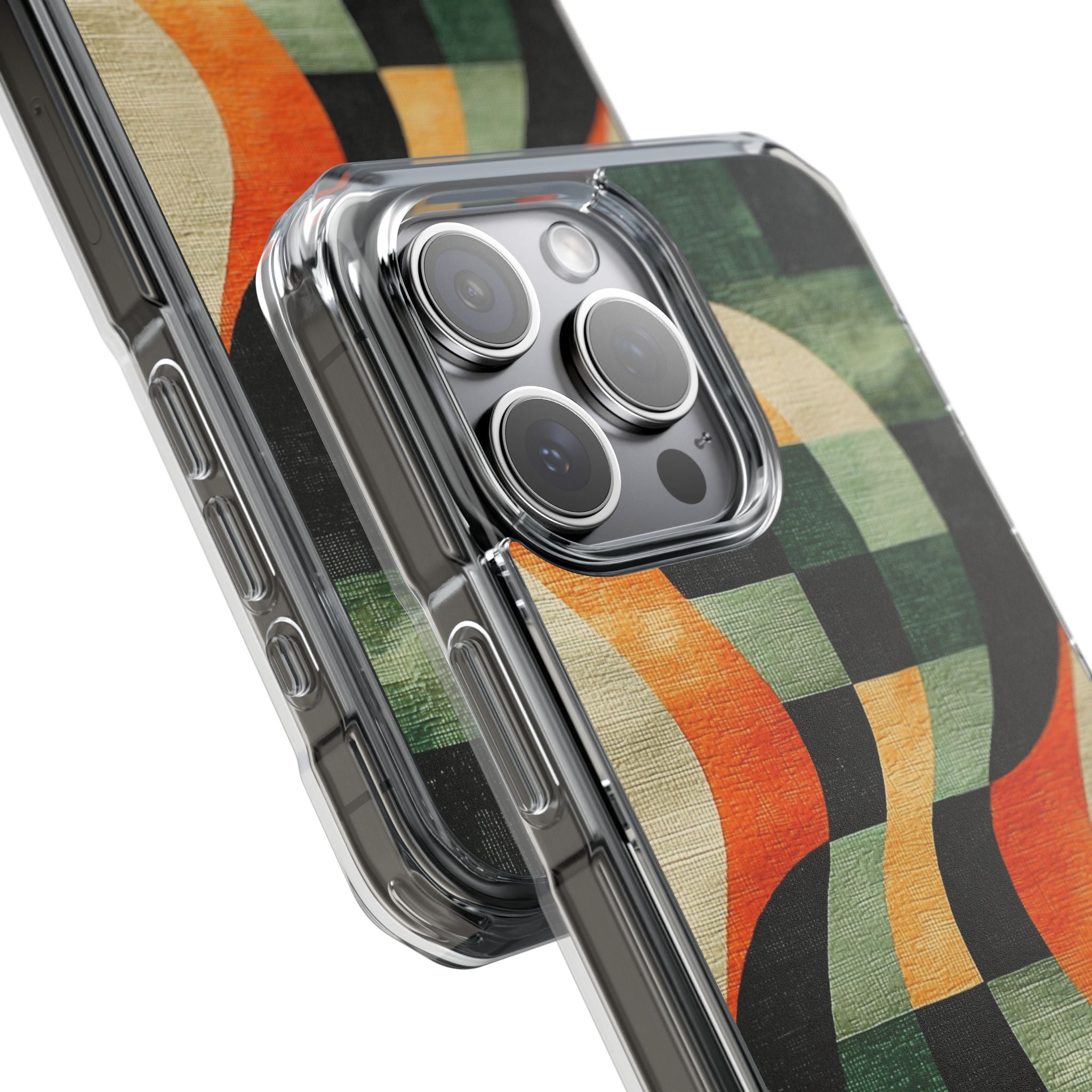 Burnt Orange Curve · Impact Handyhülle für iPhone · Magsafe