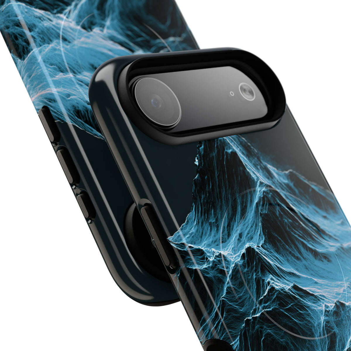 Nordic Frost Peak · Tough 2.0 Magnetic Phone Case for iPhone · Blue
