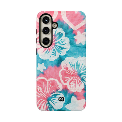 Tropical Hibiscus Bloom · Tough Phone Case for Samsung · Teal