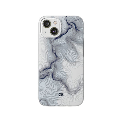 Nordic Ridge Contour · Lite Phone Case for iPhone ·  White