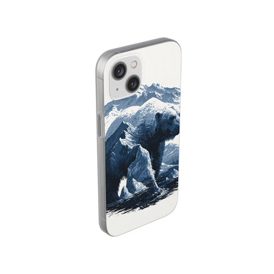 Fjord Summit Bear · Lite Phone Case for iPhone ·  Blue
