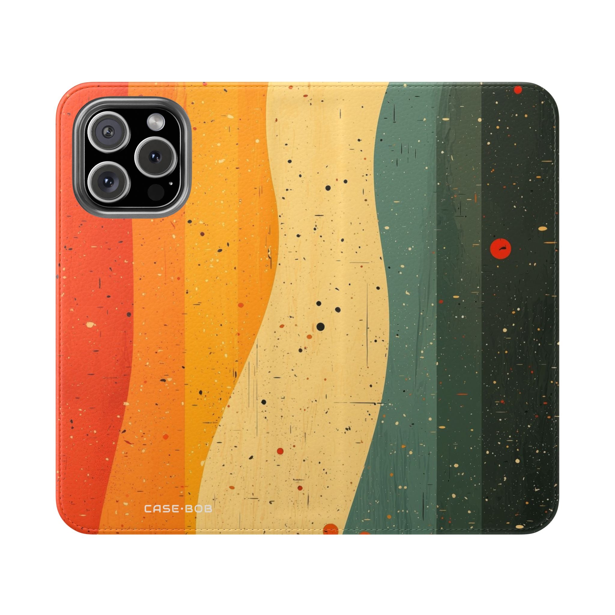 Wavy Spectrum - iPhone 16 Max Case - Wallet