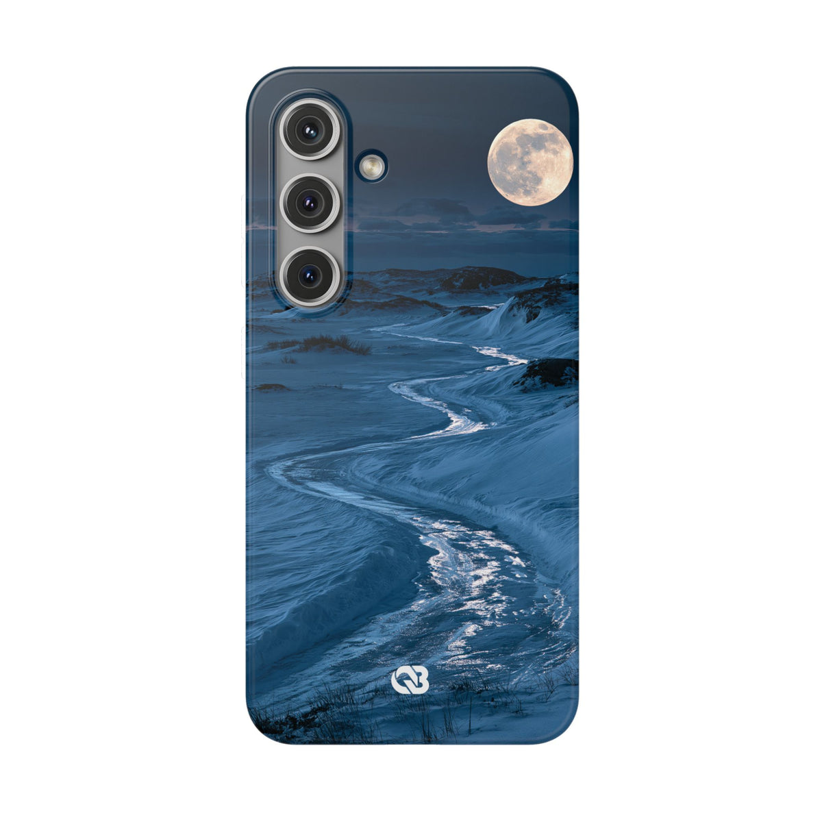 Arctic Moon Drift · Lite Phone Case for Samsung · Blue