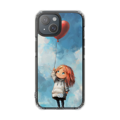 Crimson Heart Sky · Impact Phone Case for iPhone · Magsafe
