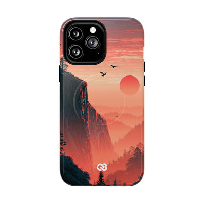Orange Tough 2.0 Magnetic Phone Case for iPhone - Crimson Ridge Flight