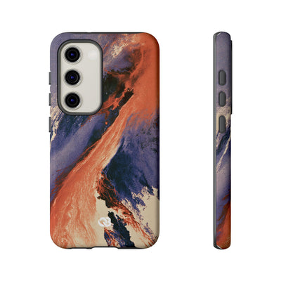 Solar Aura Drift · Tough Phone Case for Samsung · Orange