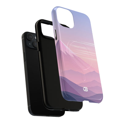 Purple Tough 2.0 Magsafe Phone Case for iPhone - Lavender Alpine Dawn