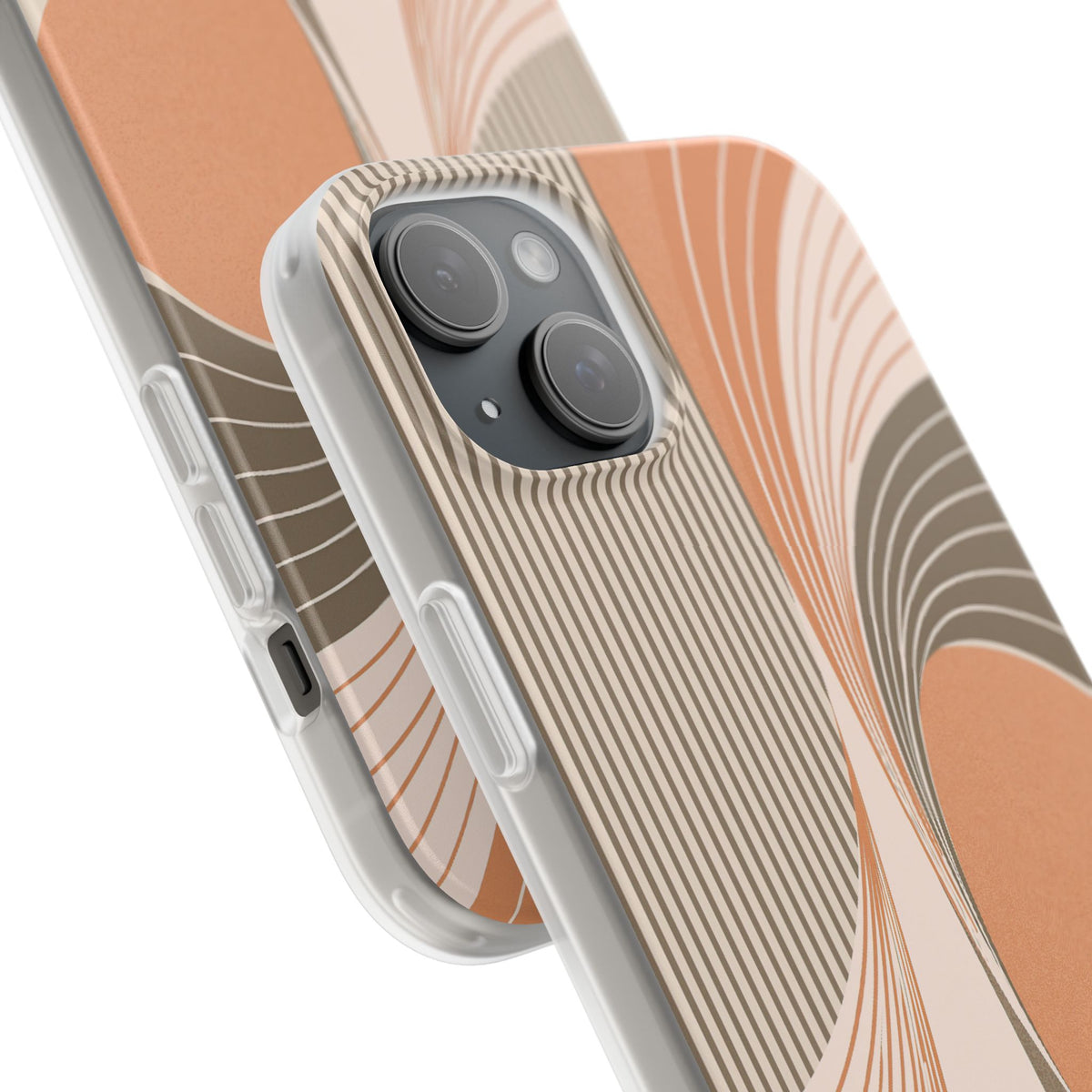 Terracotta Meridian · Lite Phone Case for iPhone ·  Orange