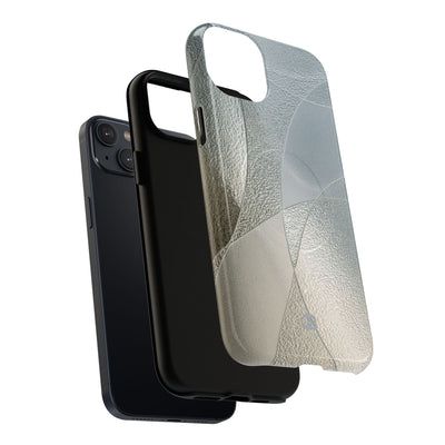 Silver Tough 2.0 Magsafe Phone Case for iPhone - Frosted Silver Mosaic