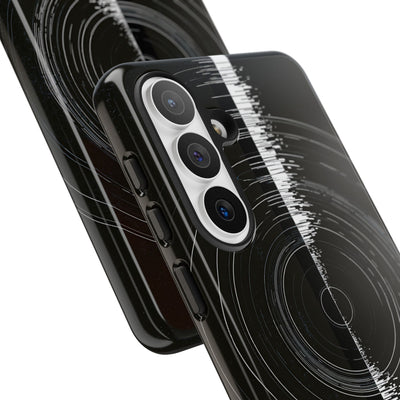 Black Tough Phone Case for Samsung - Obsidian Orbital Signal