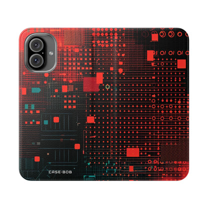 Crimson Circuit - iPhone 16 Plus Cover - Pung