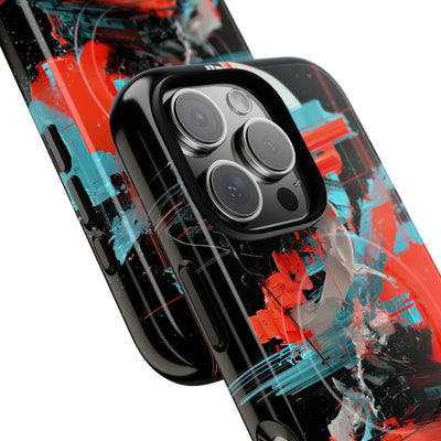 Fragmented Cyber Core · Tough 2.0 Magnetic Phone Case for iPhone · Black