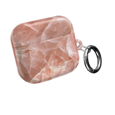 Rose Quartz Facet · Hard Case for AirPods & AirPods Pro · Pink