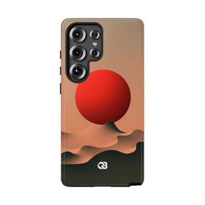 Crimson Sol Ridge · Tough Phone Case for Samsung · Red
