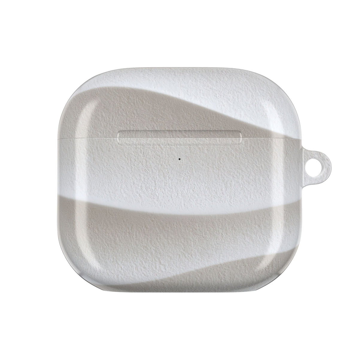 Sculpted Dune Relief · Hard Case for AirPods & AirPods Pro · White
