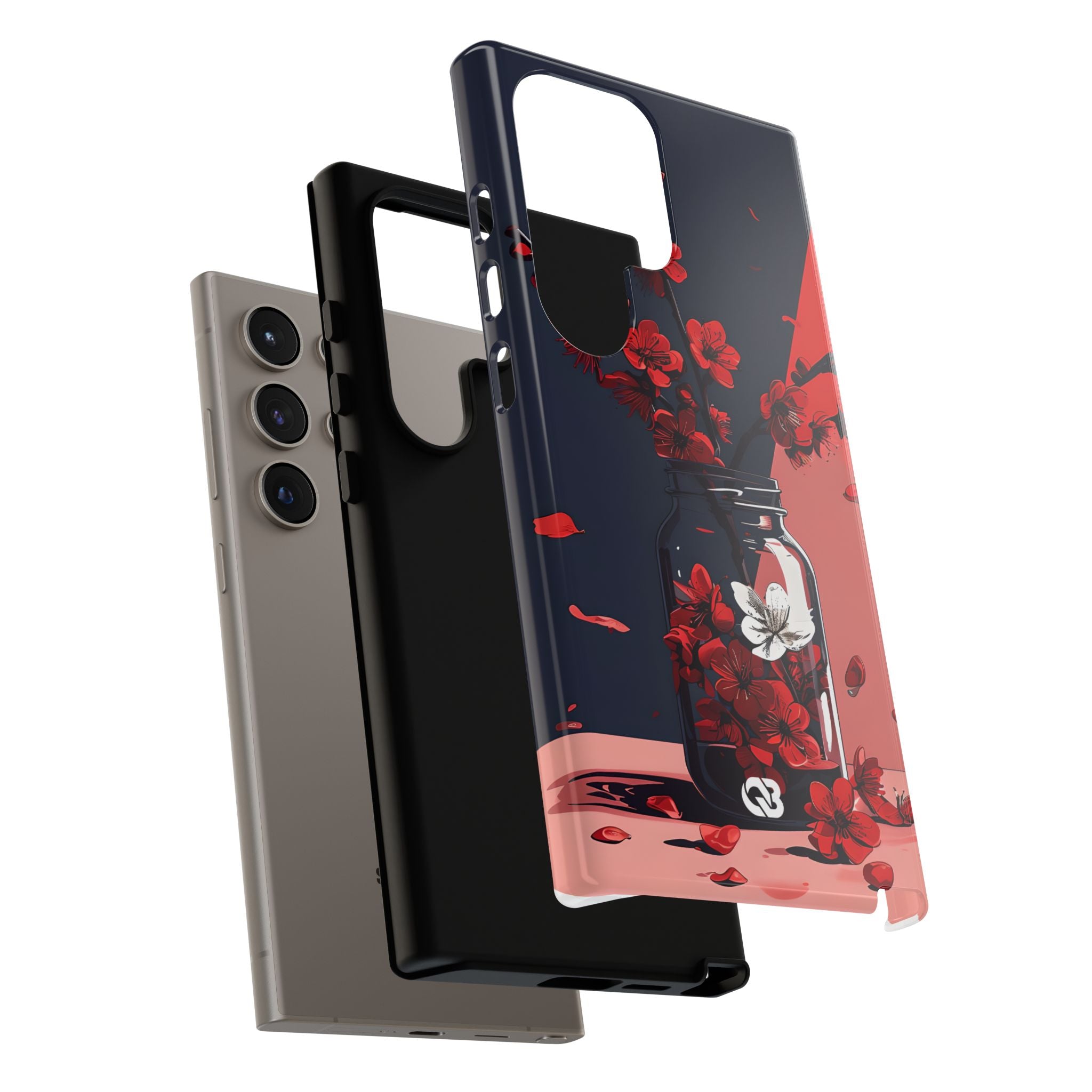 Crimson Blossom Jar · Tough Telefoncover til Samsung