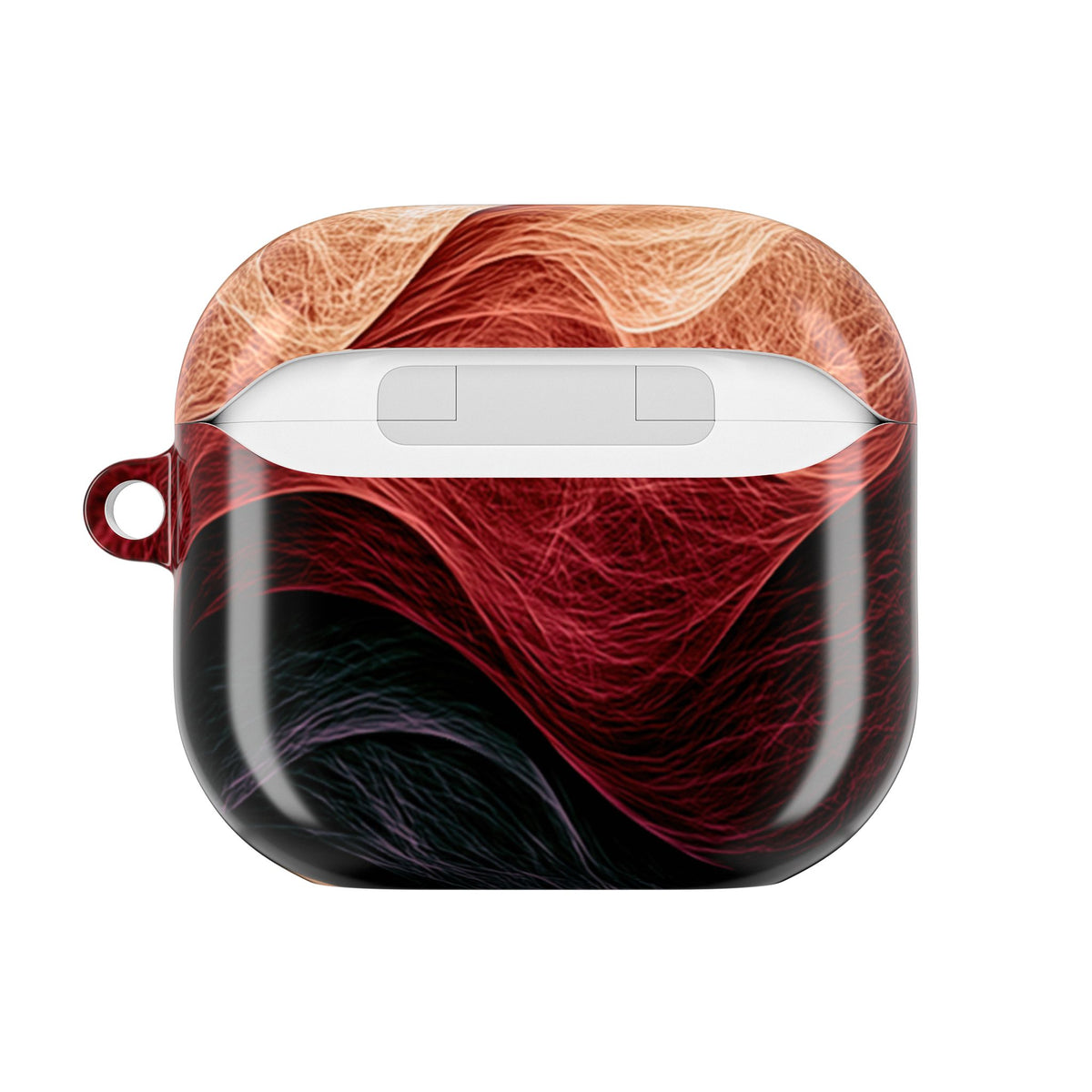 Ember Wave Dispersion · Hard Case for AirPods & AirPods Pro · Red