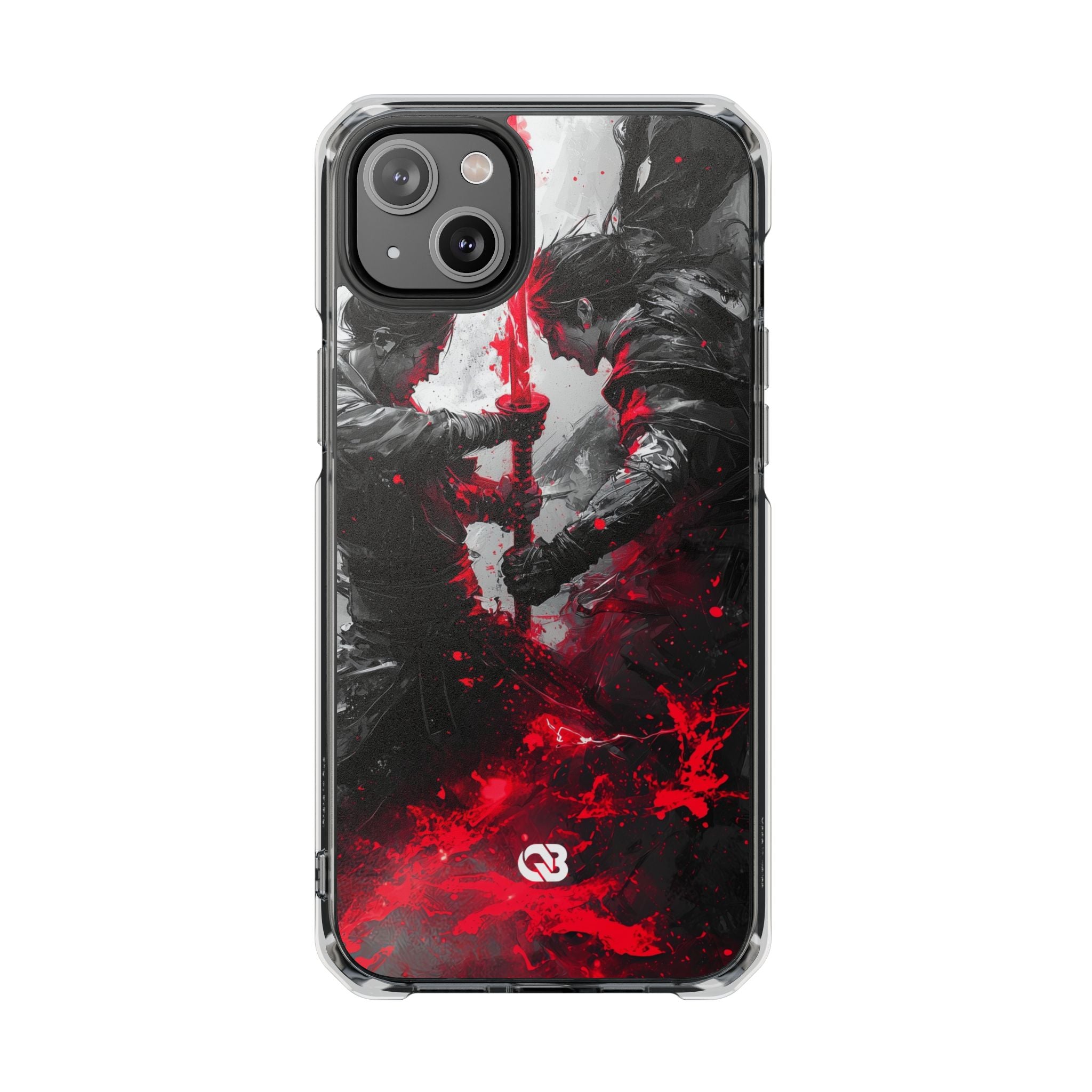 Shattered Crimson Duel · Impact Hoesje voor iPhone · Magsafe
