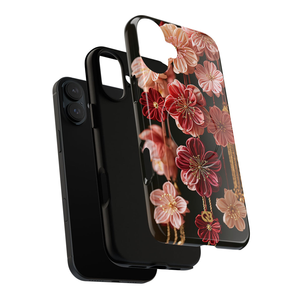 Silk Blossom Kanzashi · Tough 2.0 Magnetic Phone Case for iPhone · Pink