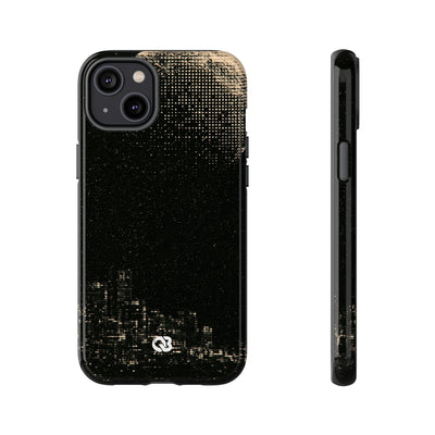 Lunar Metropolis Nocturne · Tough Phone Case for iPhone · Black