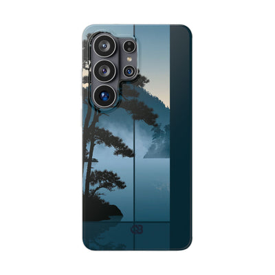Blue Lite Phone Case for Samsung - Kyoto Mist Pine