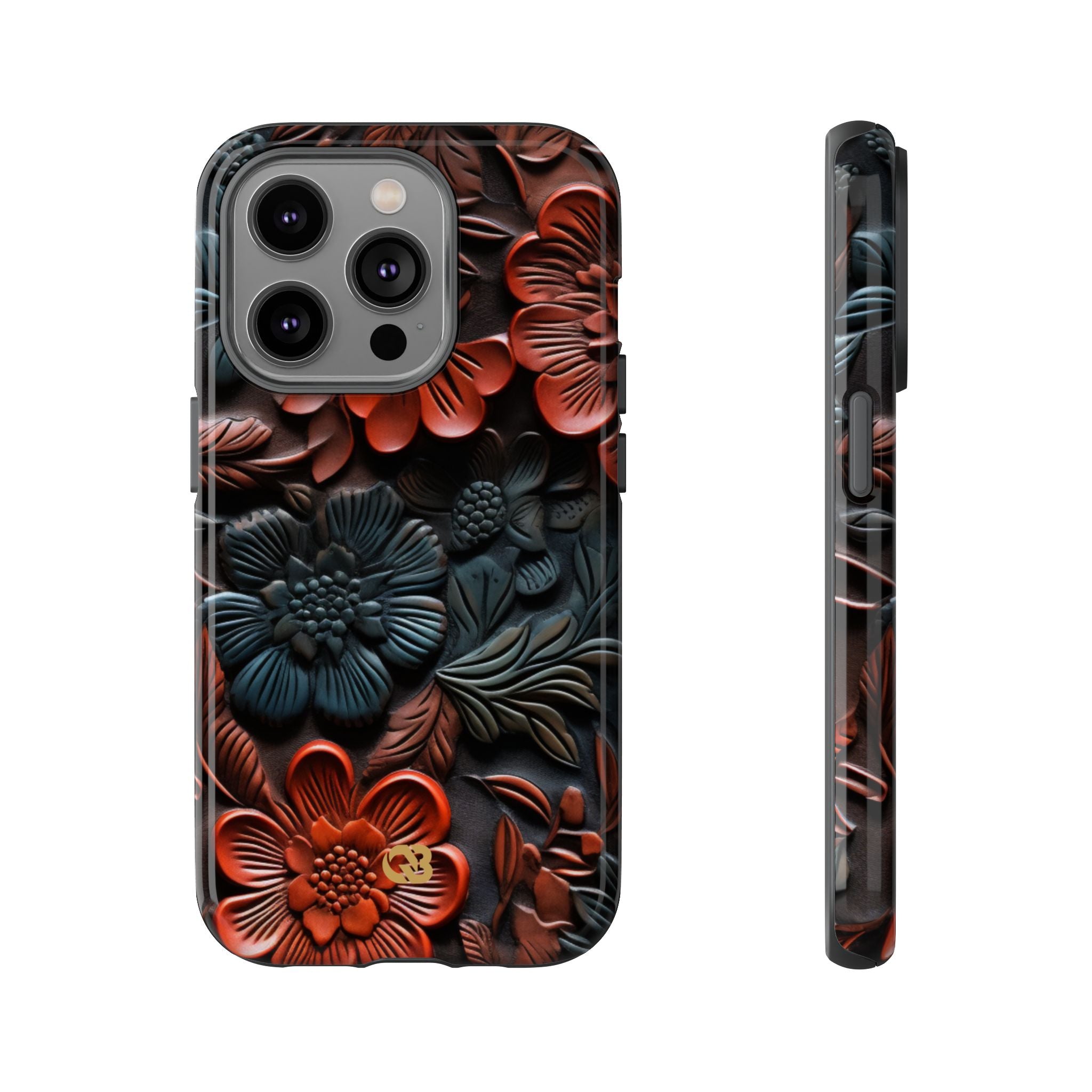 Carved Earth Bloom · Tough Coque de téléphone pour iPhone