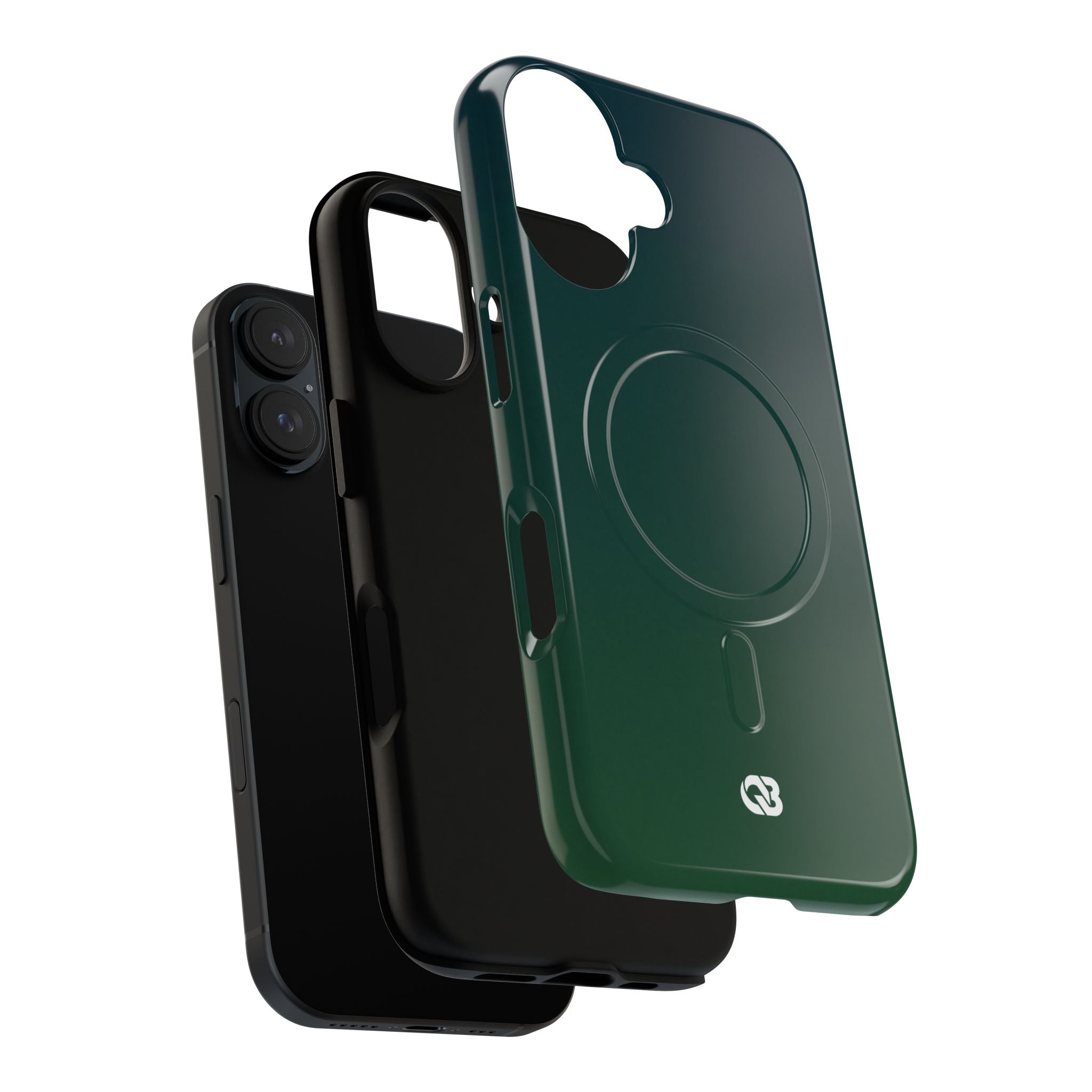 Green Tough 2.0 Magsafe Phone Case for iPhone - Midnight Pine Horizon