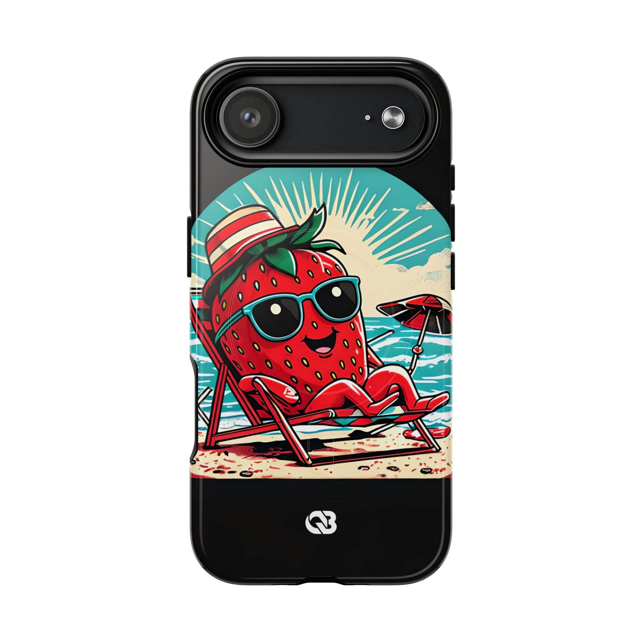 Retro Coastal Berry · Tough+ Coque de téléphone pour iPhone · MagSafe