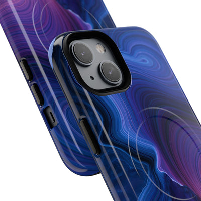 Radiant Strata · Tough 2.0 Magnetic Phone Case for iPhone · Blue