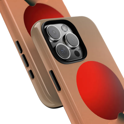 Crimson Sol Ridge · Tough Phone Case for iPhone · Red