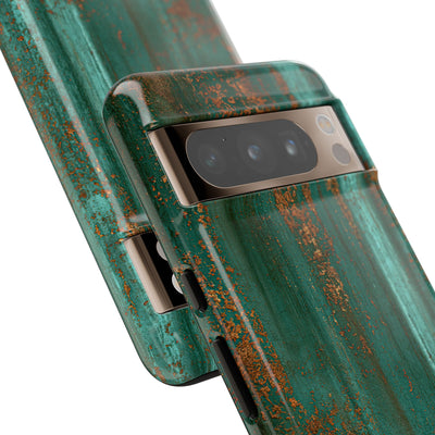 Oxidized Verdigris · Tough Phone Case for Pixel ·  Teal