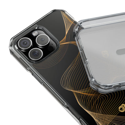 Gold Impact MagSafe Phone Case for iPhone - Burnished Bronze Helix