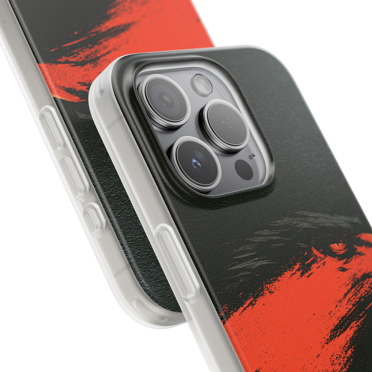 Crimson Raptor Noir · Lite Phone Case for iPhone ·  Black