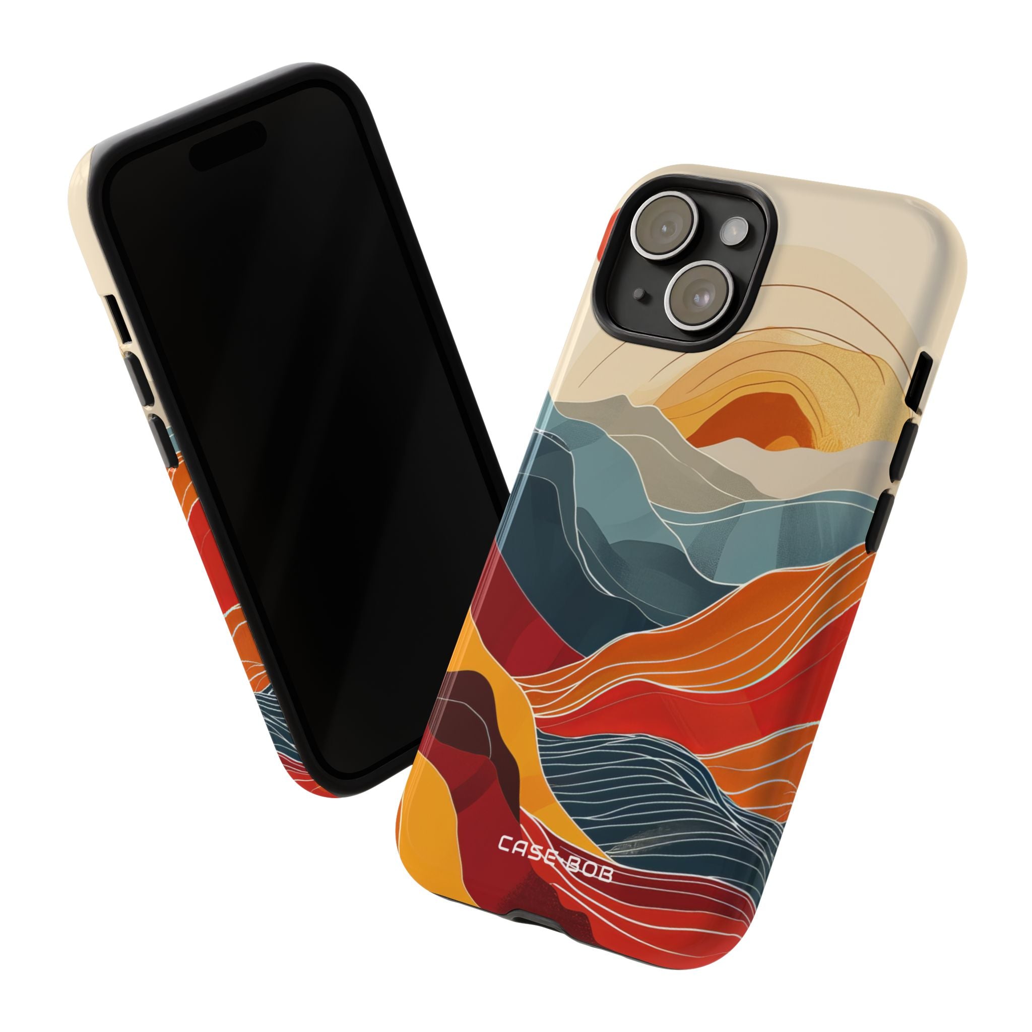 Sunlit Ridges iPhone 15 Case - Tough
