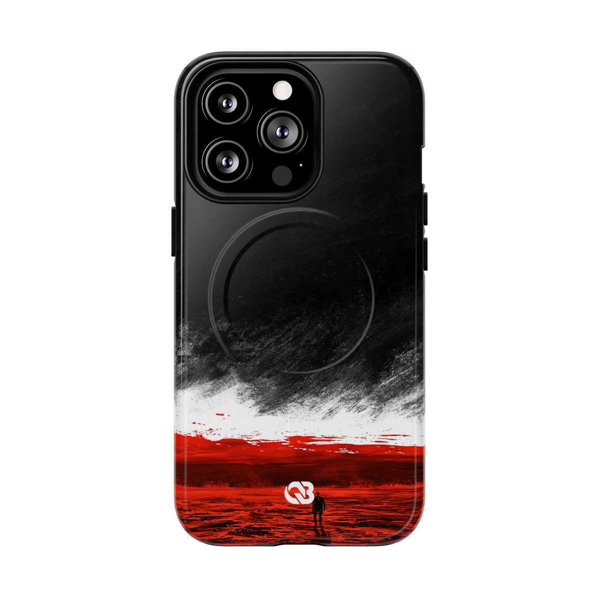 Crimson Void · Tough 2.0 Magnetic Phone Case for iPhone · Black