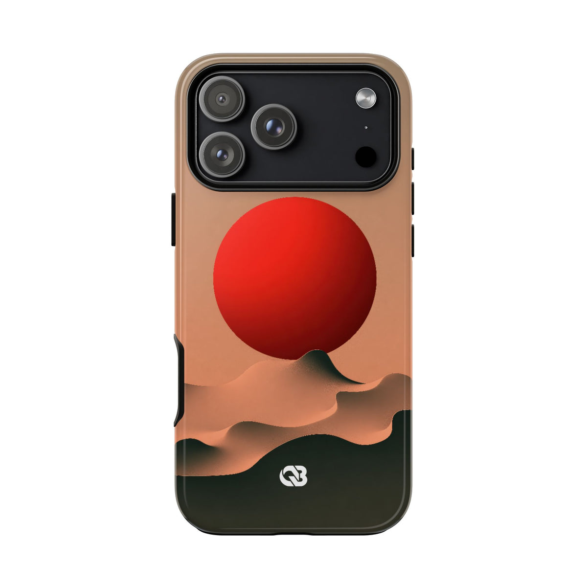 Crimson Sol Ridge · Tough Phone Case for iPhone · Red