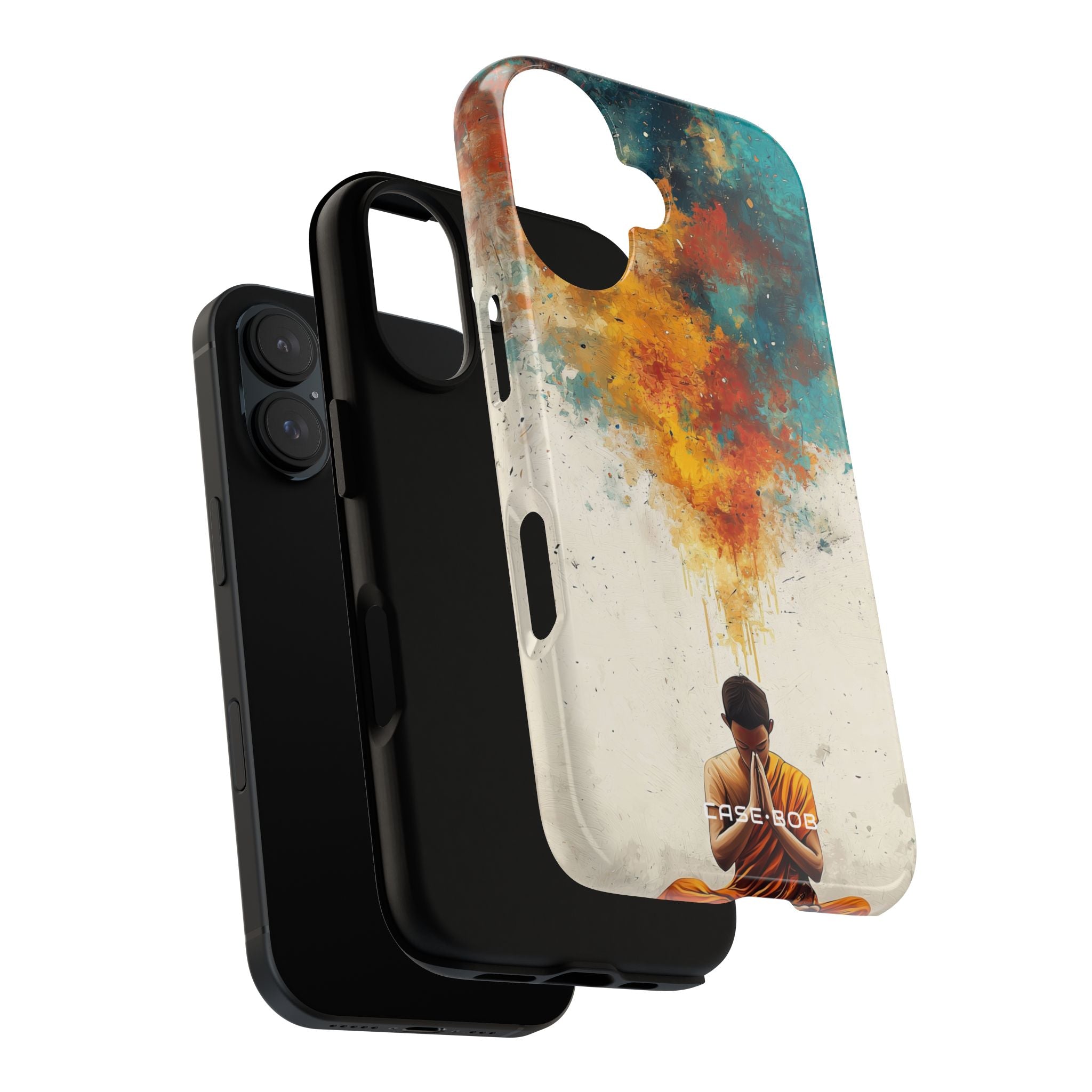 Meditative Glow iPhone 16 Case - Tough