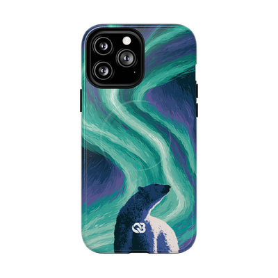Arctic Aurora Bear · Tough 2.0 Magnetic Phone Case for iPhone · Teal