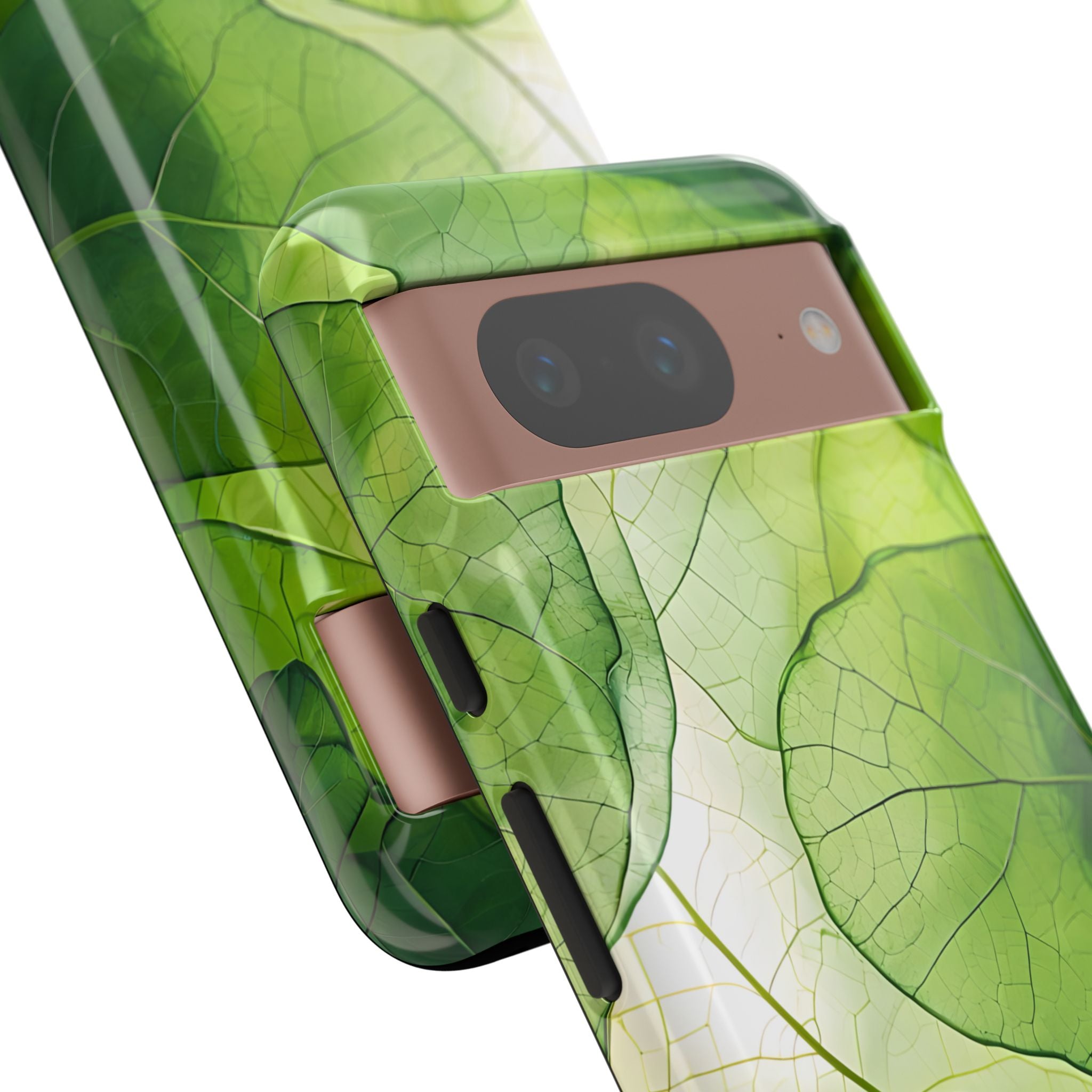 Emerald Leaf Veins · Tough Phone Case for Google Pixel