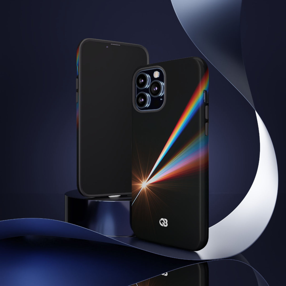 Spectral Refraction · Tough Phone Case for iPhone · Black