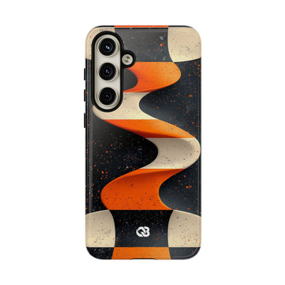 Orange Grit Twist · Tough Phone Case for Samsung