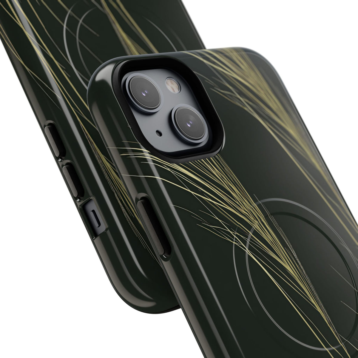 Golden Whispering Reeds · Tough 2.0 Magnetic Phone Case for iPhone · Green