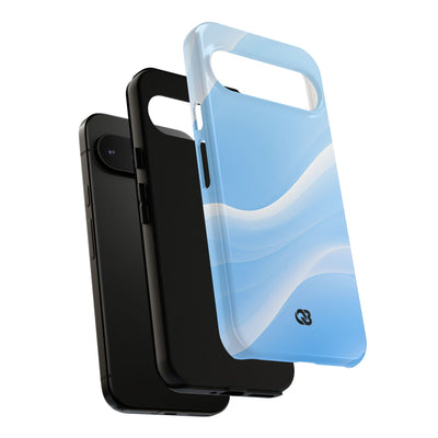 Blue Tough Phone Case for Google Pixel - Glacial Blue Silk